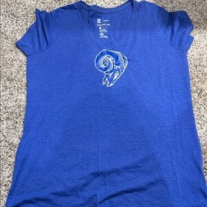 Blue Graphic Women's Tee